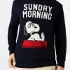 Herrenpullover mit Snoopy Sunday Morning-Aufdruck | SNOOPY – PEANUTS™ SONDEREDITION