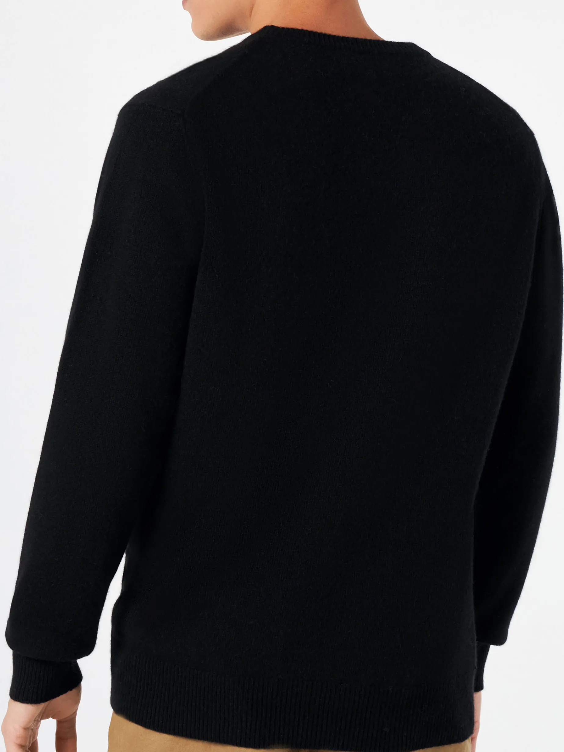 Herrenpullover mit St. Barth Night Club-Aufdruck