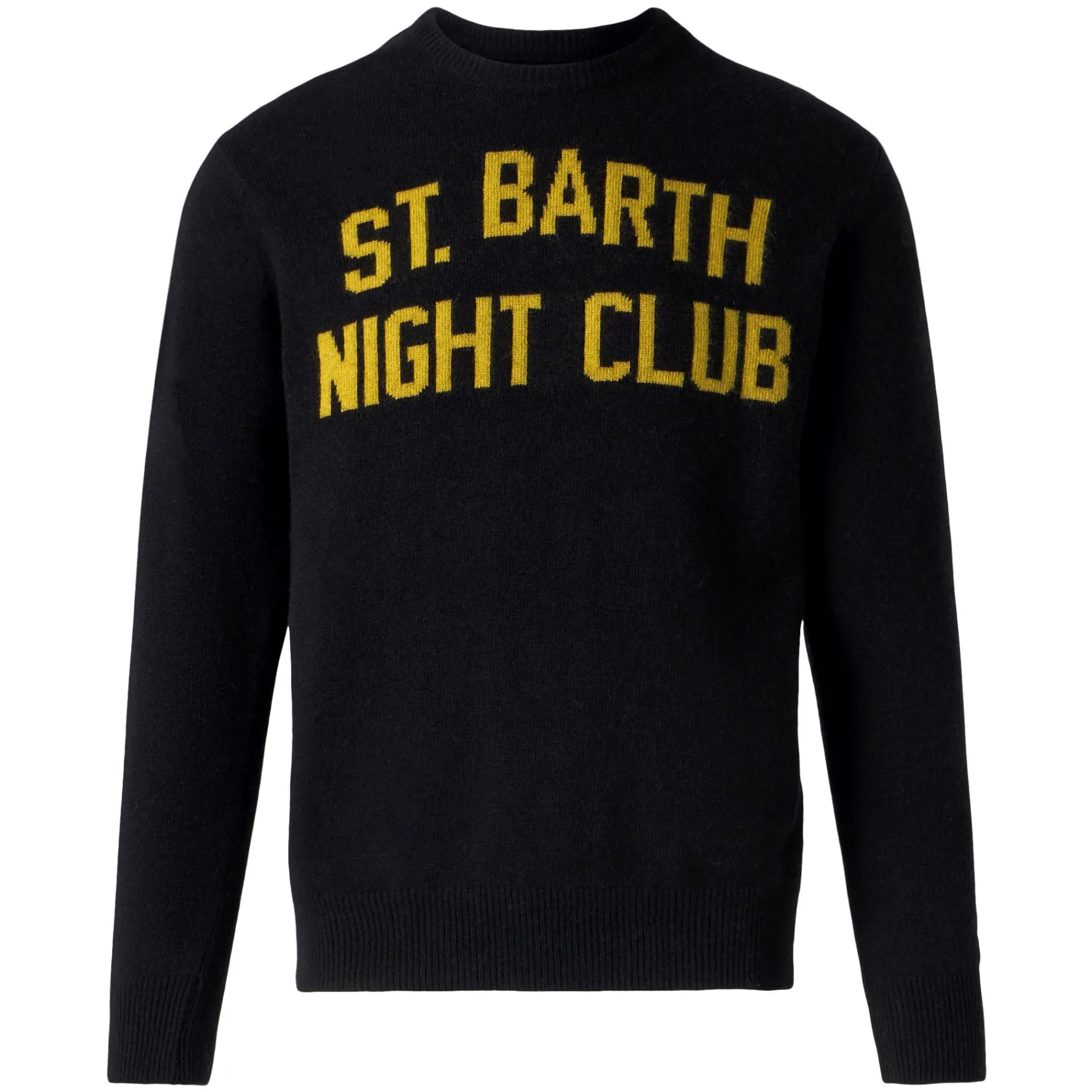 Herrenpullover mit St. Barth Night Club-Aufdruck