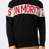 Herrenpullover mit Sun Moritz-Aufdruck