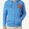 Herren-Sweatshirt aus Baumwolle mit Aufnäher und Stickerei
