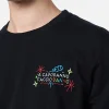 Herren-T-Shirt Arnott aus schwerer Baumwolle mit Capodanno Faccio Danno-Stickerei | INSULTI LUMINOSI SONDEREDITION