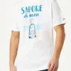 Herren-T-Shirt aus Baumwolle mit Gin-Aufdruck | GIN MARE SONDEREDITION