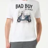 Herren-T-Shirt aus Baumwolle mit „Bad Boy in Roma“-Aufdruck