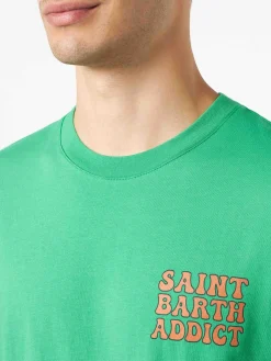 Herren-T-Shirt aus Baumwolle mit „Cuba Libre Addicted“-Aufdruck