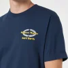 Herren-T-Shirt aus Baumwolle mit Magnum Marine & Saint Barth-Aufdruck auf Vorder- und Rückseite | MAGNUM MARINE SONDEREDITION