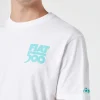 Herren-T-Shirt aus Baumwolle mit platziertem Spiaggina-Aufdruck auf Vorder- und Rückseite | FIAT 500 SONDEREDITION