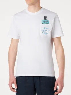 Herren-T-Shirt aus Baumwolle mit Stickerei | PORTOFINO DRY GIN SONDEREDITION