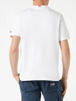 Herren-T-Shirt aus Baumwolle mit Enten-Big-Babol-Aufdruck | GROSSE BABOL® SONDEREDITION