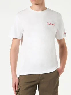 Herren-T-Shirt aus Baumwolle mit Bart-Engel-Aufdruck | DIE SIMPSONS-SONDERAUSGABE