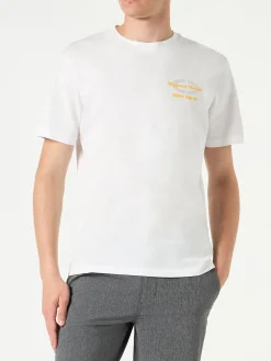 Herren-T-Shirt aus Baumwolle mit Magnum Marine Saint Barth-Aufdruck
