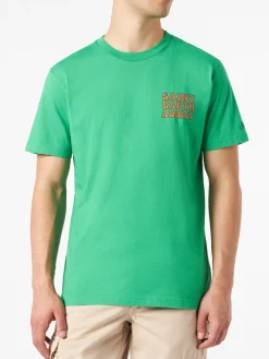 Herren-T-Shirt aus Baumwolle mit „Cuba Libre Addicted“-Aufdruck