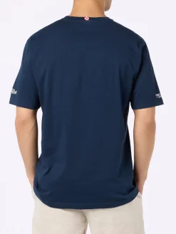 Herren-T-Shirt aus Baumwolle mit platziertem Portofino Bay Martini-Aufdruck | PORTOFINO DRY GIN SONDEREDITION