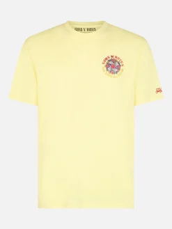 Herren-T-Shirt aus Baumwolle mit platziertem Guns n' Roses-Aufdruck auf Vorder- und Rückseite | GUNS N' ROSES SONDEREDITION