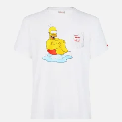 Herren-T-Shirt aus Baumwolle mit Homer-Aufdruck | DIE SIMPSONS-SONDERAUSGABE