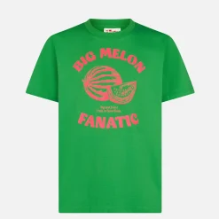Herren-T-Shirt aus Baumwolle mit Wassermelonen-Print