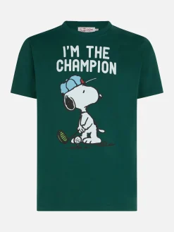 Herren-T-Shirt aus Baumwolle im Vintage-Stil mit Snoopy-Aufdruck | SNOOPY – PEANUTS™ SONDEREDITION