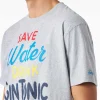 Herren-T-Shirt aus schwerer Baumwolle mit Gin Tonic-Aufdruck