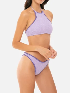 Häkelbikini mit Neckholder-Top