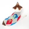 Hundepullover mit Argyle-Print