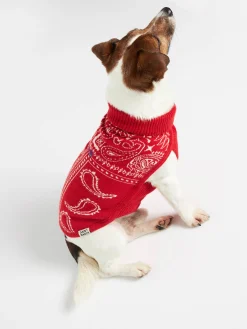 Hundepullover mit Bandana-Print