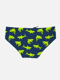 Jungen-Badehose mit Hai-Aufdruck
