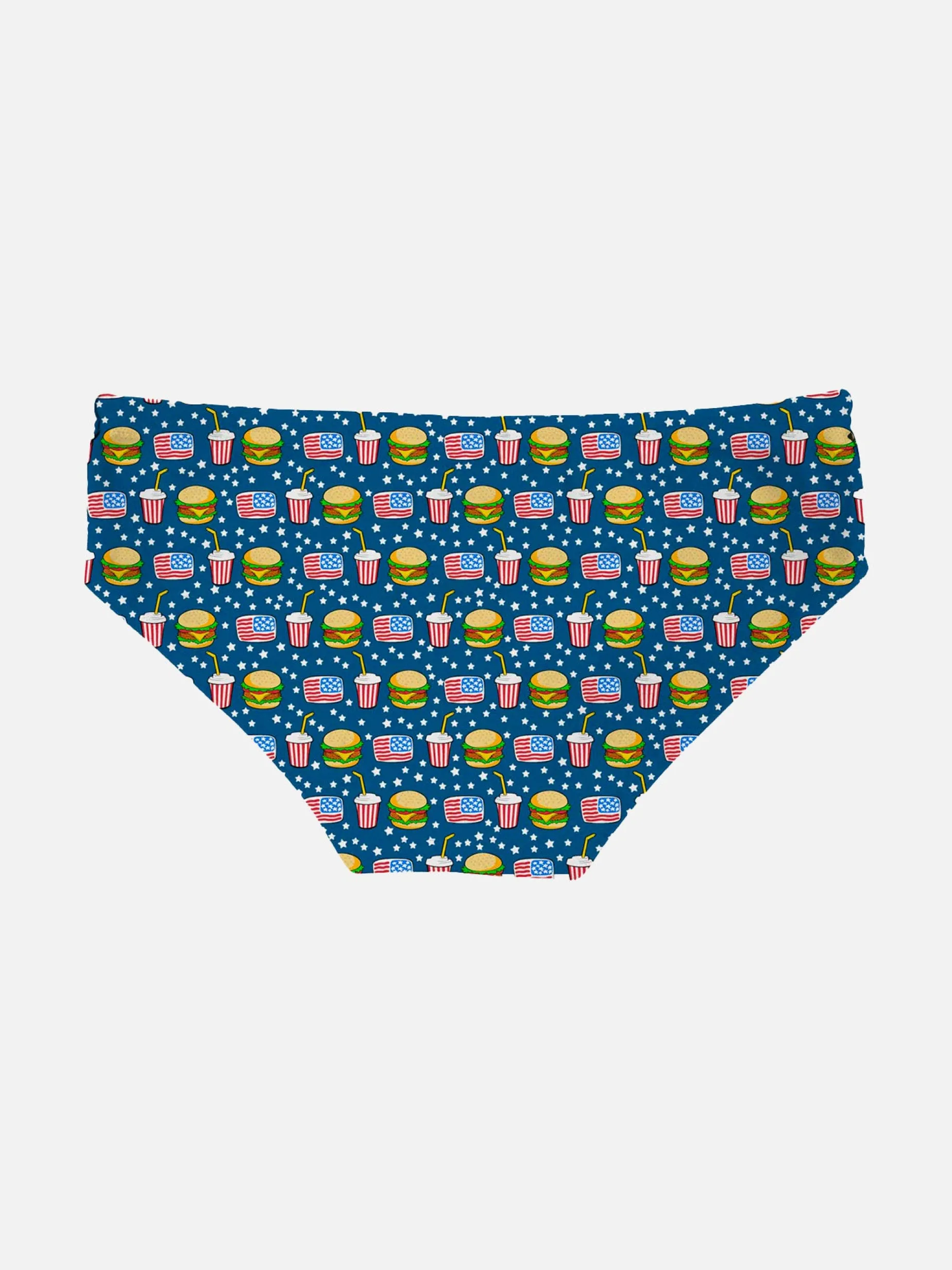 Jungen-Badehose mit Hamburger-Aufdruck