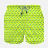 Jungen-Badeshorts aus leichtem Stoff mit Qualle-Print