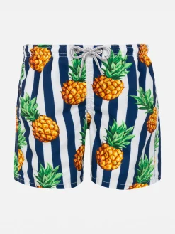 Jungen-Badeshorts mit Ananas-Print