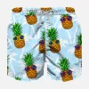 Jungen-Badeshorts mit Ananas-Print