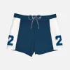 Jungen-Badeshorts mit Bändern und Aufnäher