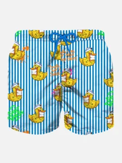 Jungen-Badeshorts mit Crypto-Enten-Print | CRYPTO PUPPETS SONDERAUSGABE