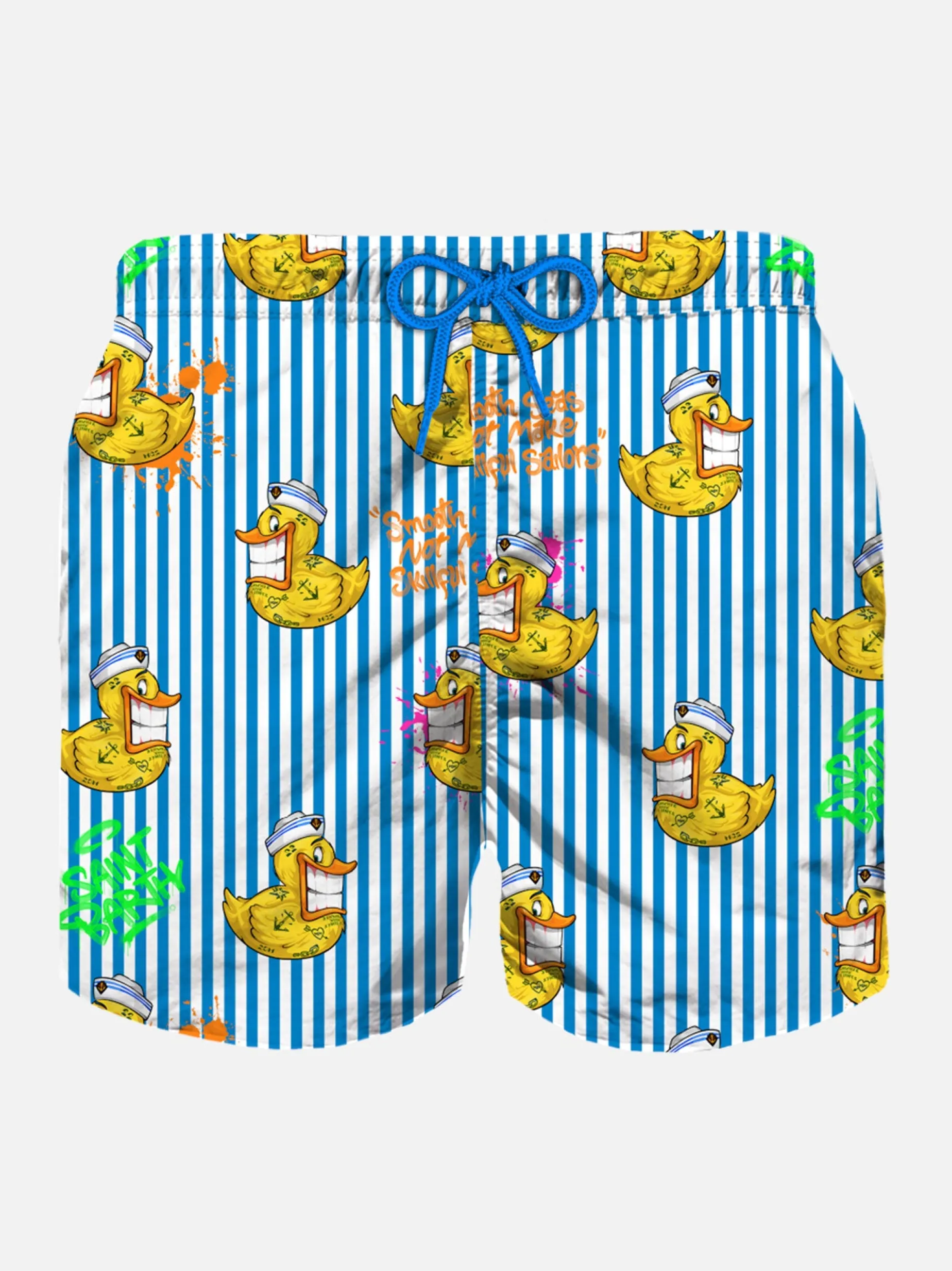 Jungen-Badeshorts mit Crypto-Enten-Print | CRYPTO PUPPETS SONDERAUSGABE