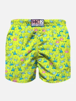 Jungen-Badeshorts mit Krabben-Print