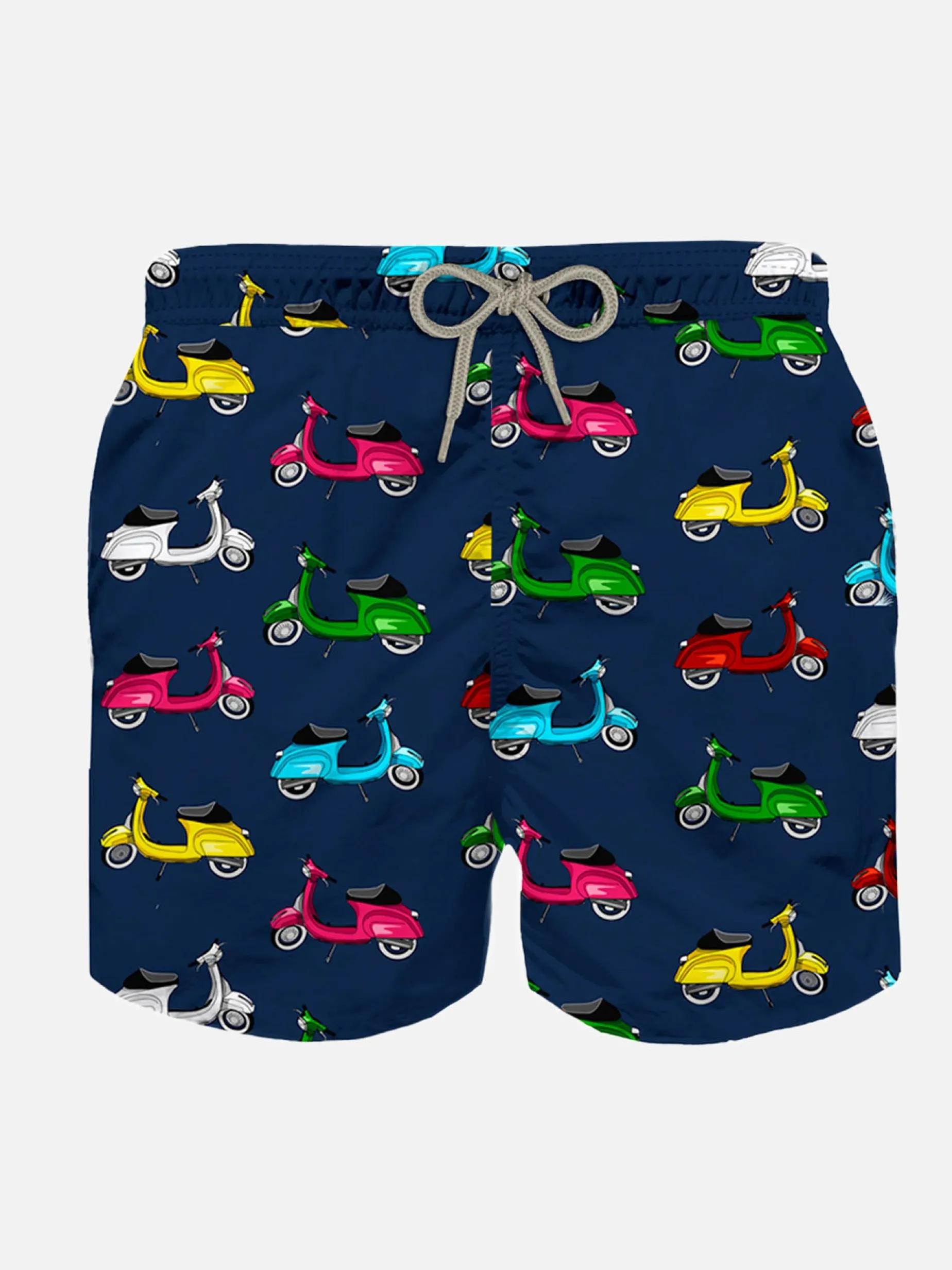 Jungen-Badeshorts mit Roller-Print