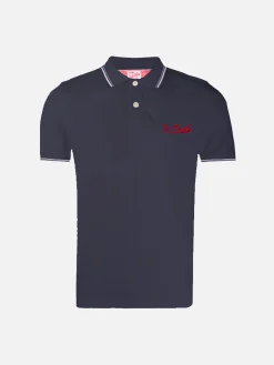 Jungenblaues, marineblaues Polo-Piquet