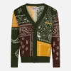 Jungen-Cardigan mit Bandana-Print
