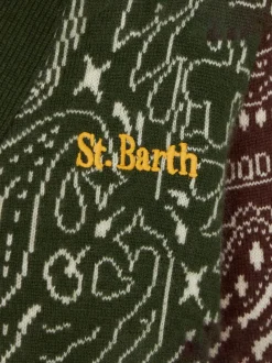 Jungen-Cardigan mit Bandana-Print