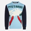 Jungenpullover mit Berg-Jacquard-Print
