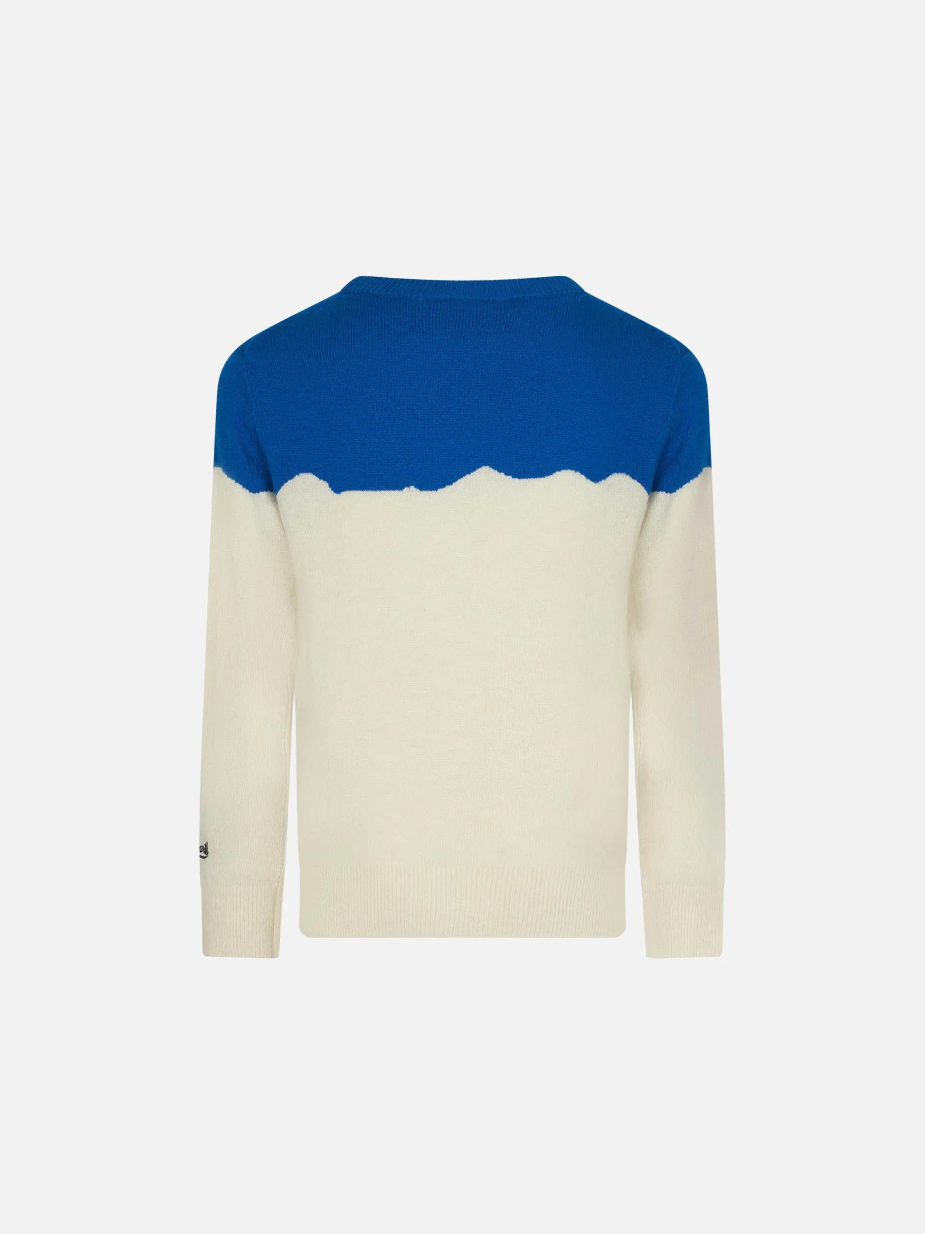Jungenpullover mit Cortina-Jacquard-Print
