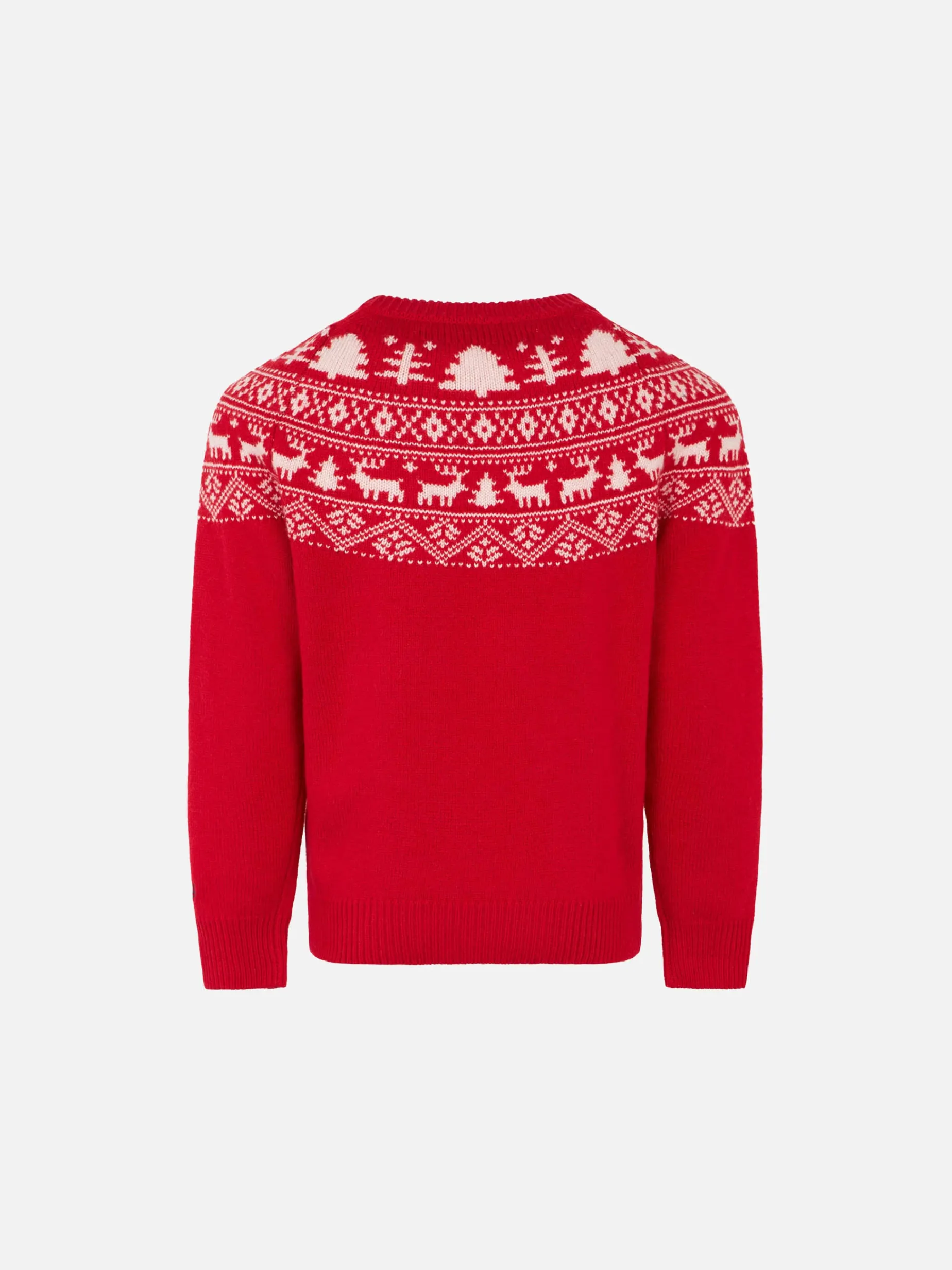 Jungenpullover mit norwegischem Aufdruck von Saint Barth