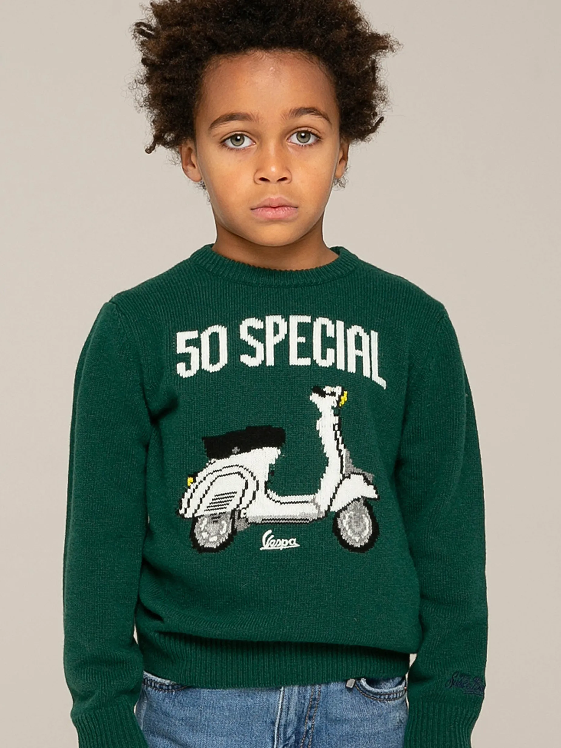 Jungenpullover mit Vespa 50-Spezialdruck | Vespa© Sonderedition