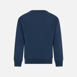 Jungen-Sweatshirt aus Baumwolle mit Frottee-Patch von St. Barth
