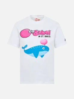 Jungen-T-Shirt mit platziertem Big-Babol-Wal-Aufdruck | GROSSE BABOL-SONDERAUSGABE