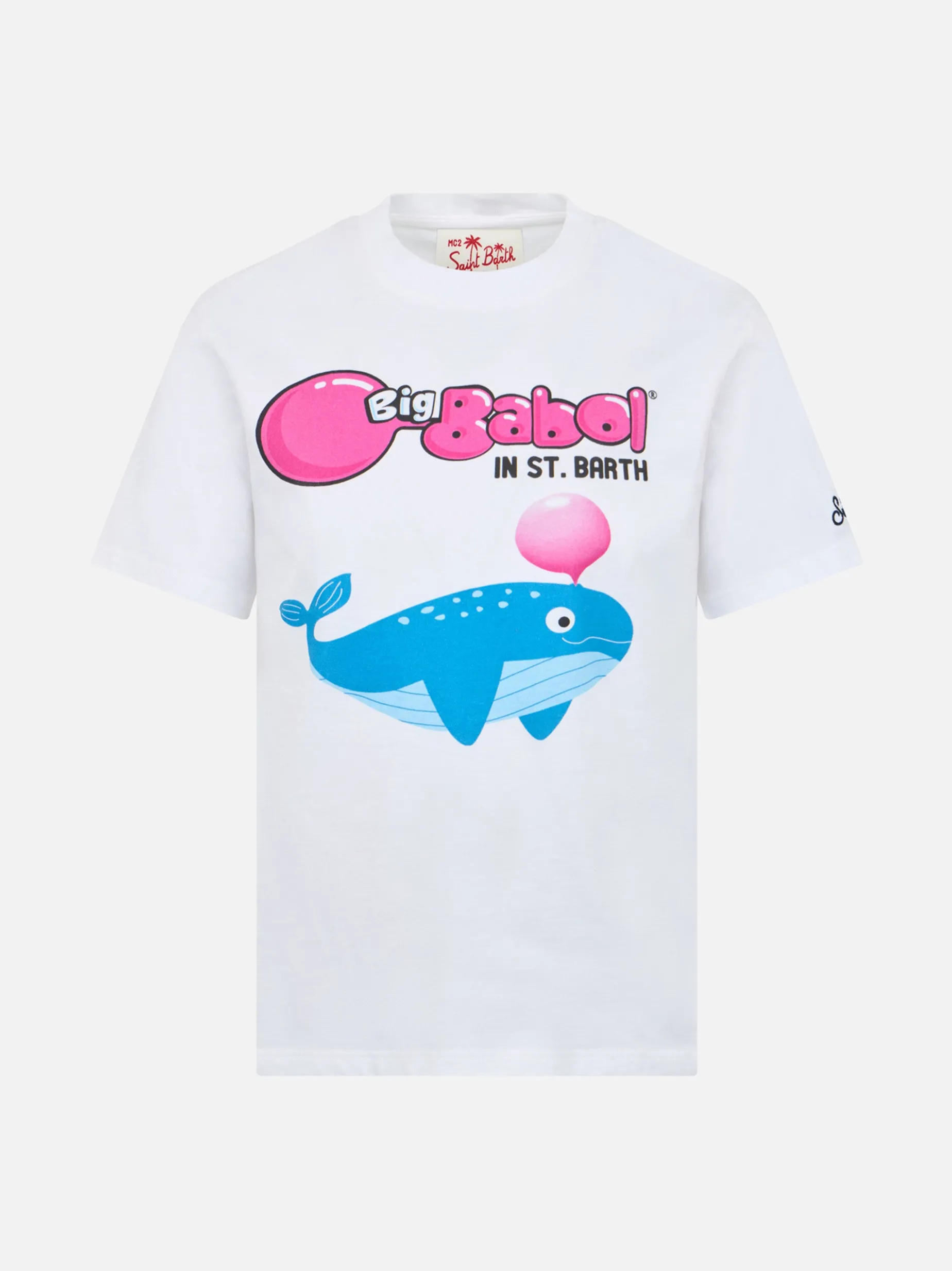 Jungen-T-Shirt mit platziertem Big-Babol-Wal-Aufdruck | GROSSE BABOL-SONDERAUSGABE