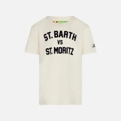 Jungen-T-Shirt mit St. Barth vs. St. Moritz