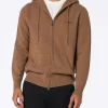 Kapuzenpullover Notting aus Lambswool in Kamel für Herren