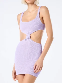 Kim-Kleid mit Crinkle-Ausschnitt für Damen