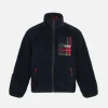Kinder-Sherpa-Jacke mit Tasche und St. Barth-Stickerei