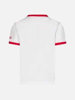 Kinder-T-Shirt aus weißer Baumwolle mit „Iron Man“-Aufdruck auf der Vorderseite | MARVEL-SONDERAUSGABE